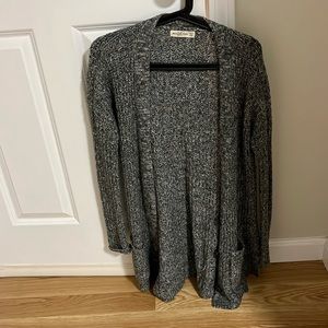 Knit long cardigan